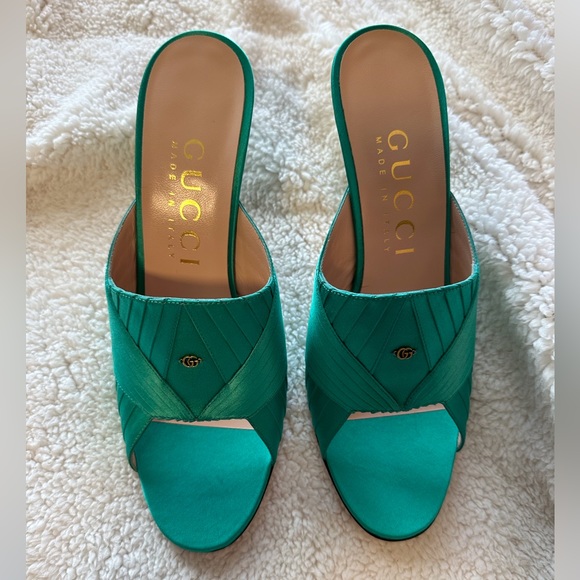 Gucci jade mules - Picture 1 of 3